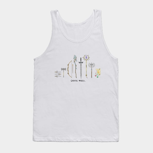 Fantasy weapons Tank Top by Avalon